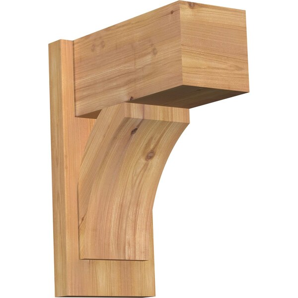 Ekena Millwork Thorton Block Smooth Outlooker, Western Red Cedar, 7 1/2"W x 14"D x 18"H OUT08X14X18THR05SWR - main
